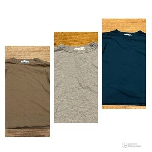 (3) boys Zara long sleeve shirts size 9